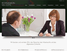Tablet Screenshot of advokat-muenchen.de